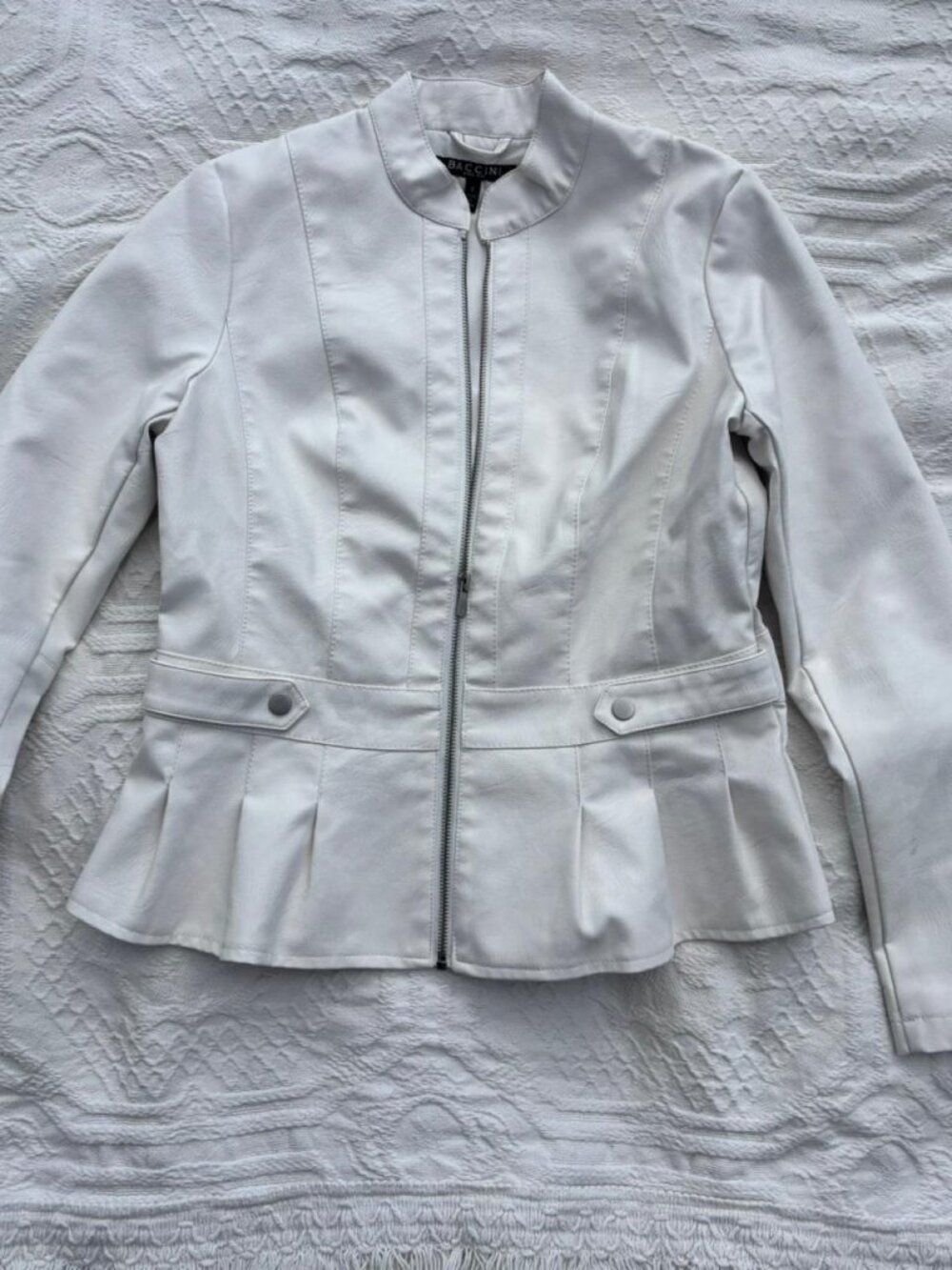 Baccini Faux-Leather Jacket